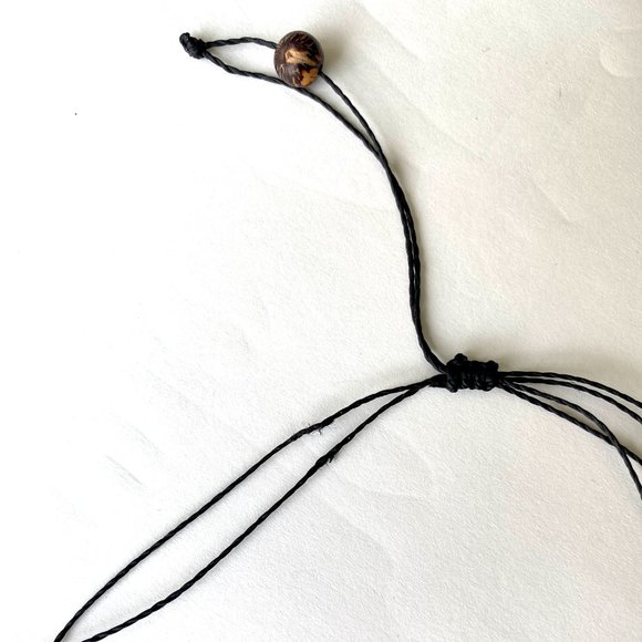 Panama Artisan Handmade Multi Colour Nut Beaded Adjustable String Necklace - Picture 11 of 15